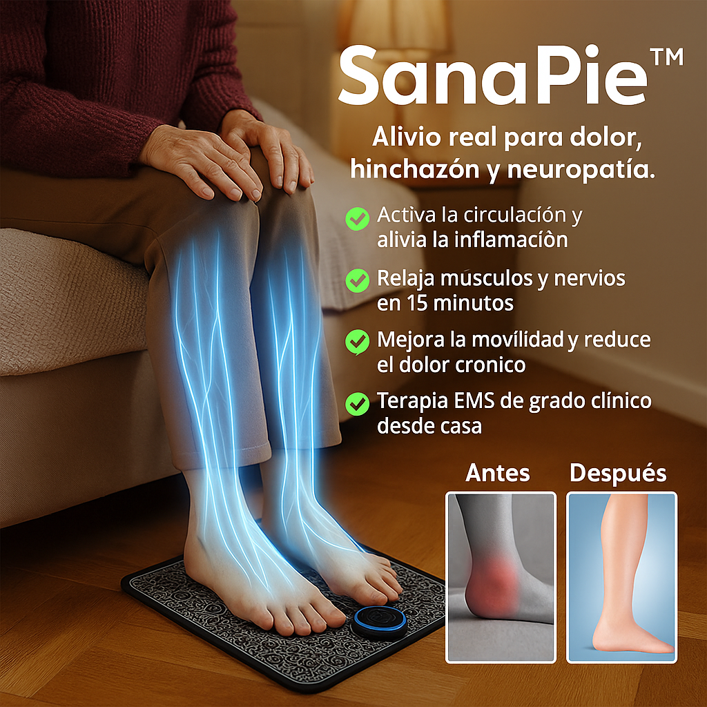 SanaPie™ | Tratamiento EMS para Dolor y Neuropatía