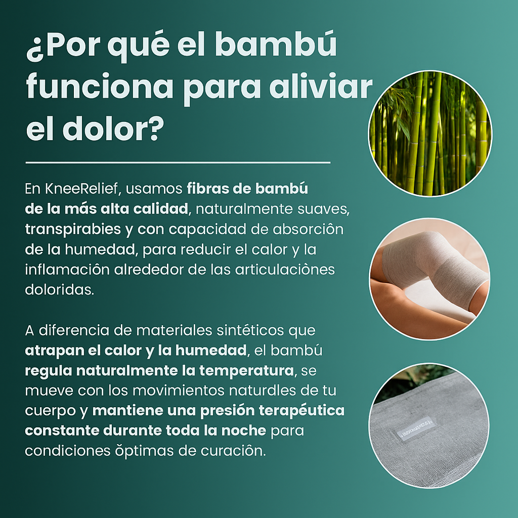 KneeRelief™ - Rodillera de compresión de bambú para el dolor