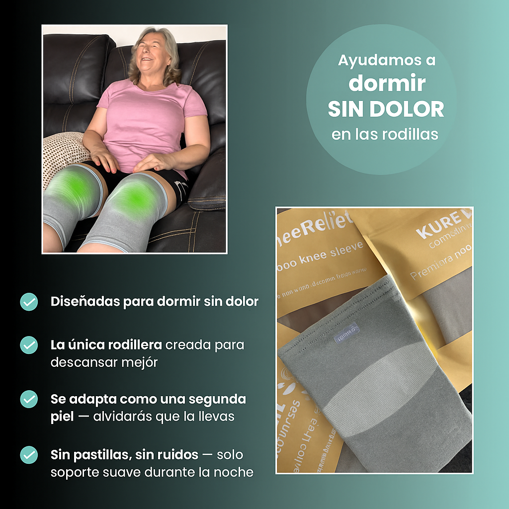 KneeRelief™ - Rodillera de compresión de bambú para el dolor