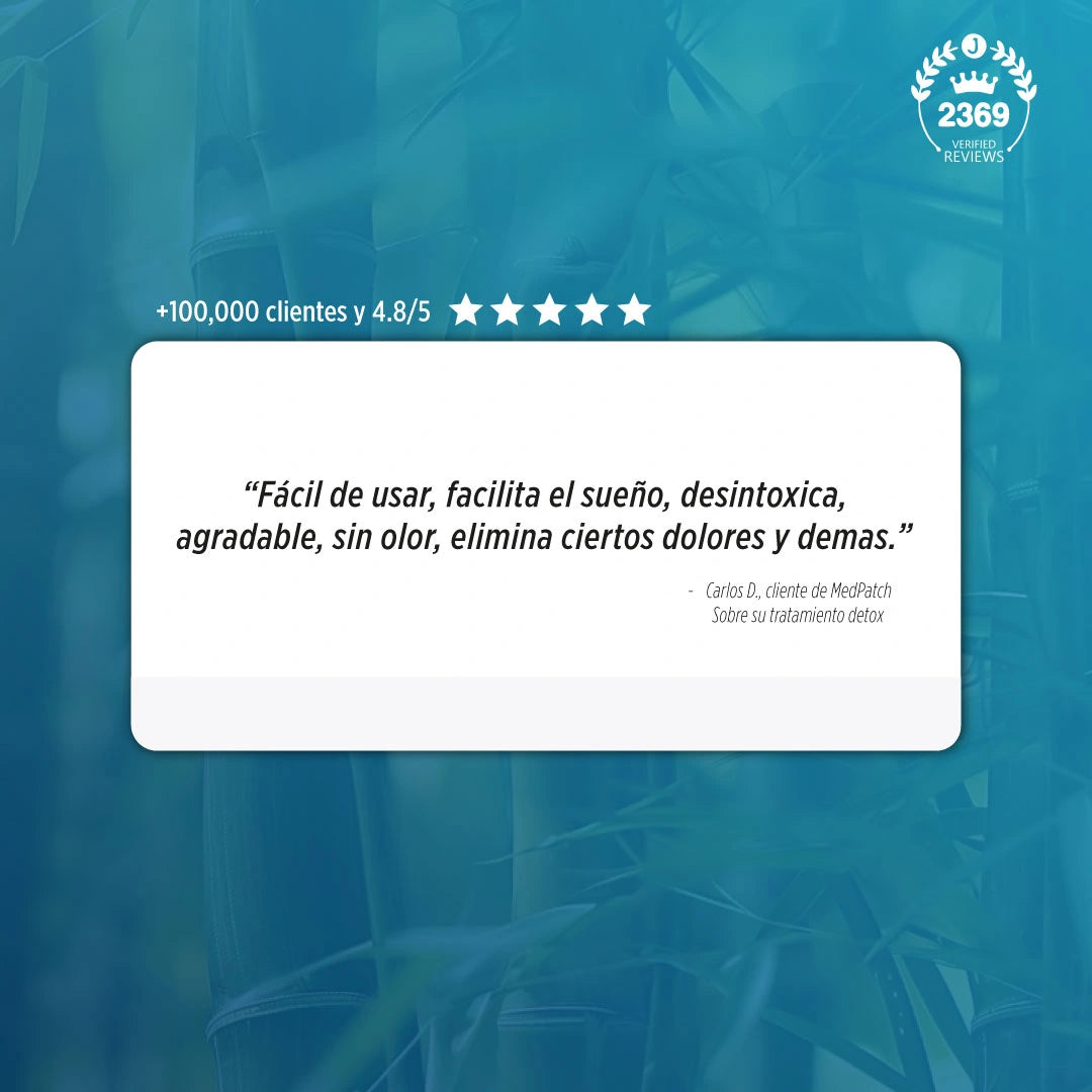 MedPatch® - Parches de desintoxicación, limpia tu cuerpo de toxinas y desinflama