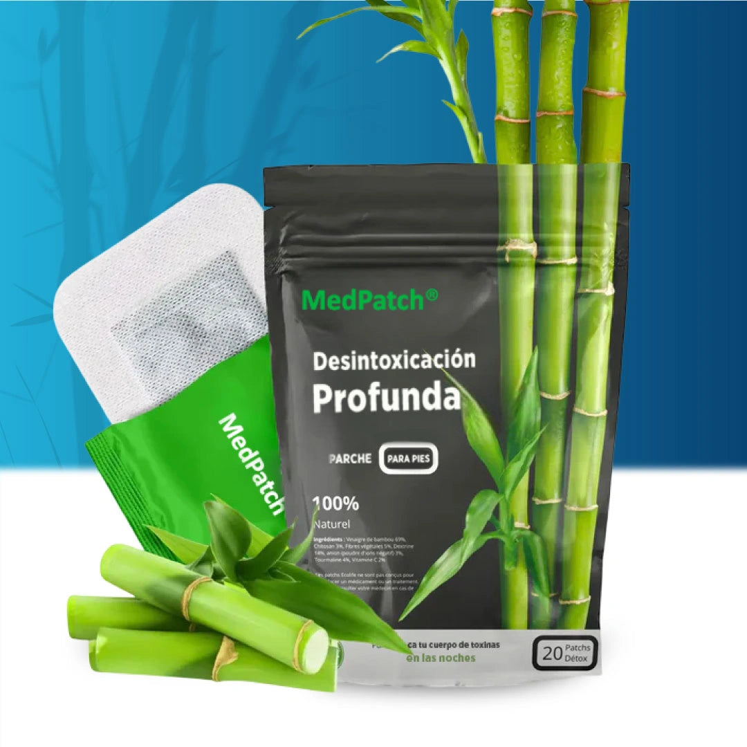 MedPatch® - Parches de desintoxicación, limpia tu cuerpo de toxinas y desinflama