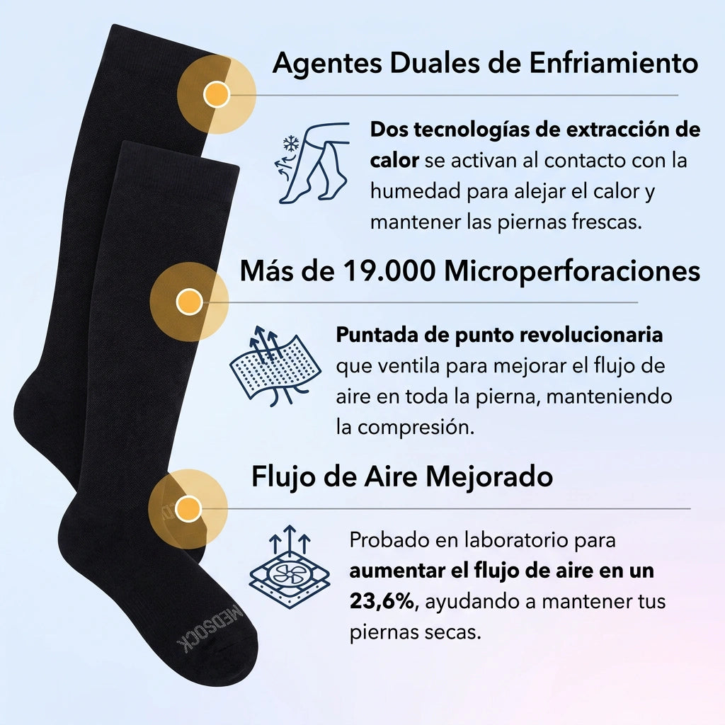 MedSock®  - Medias de compresión de turmalina iónica