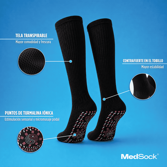 MedSock®  - Medias de compresión con turmalina iónica