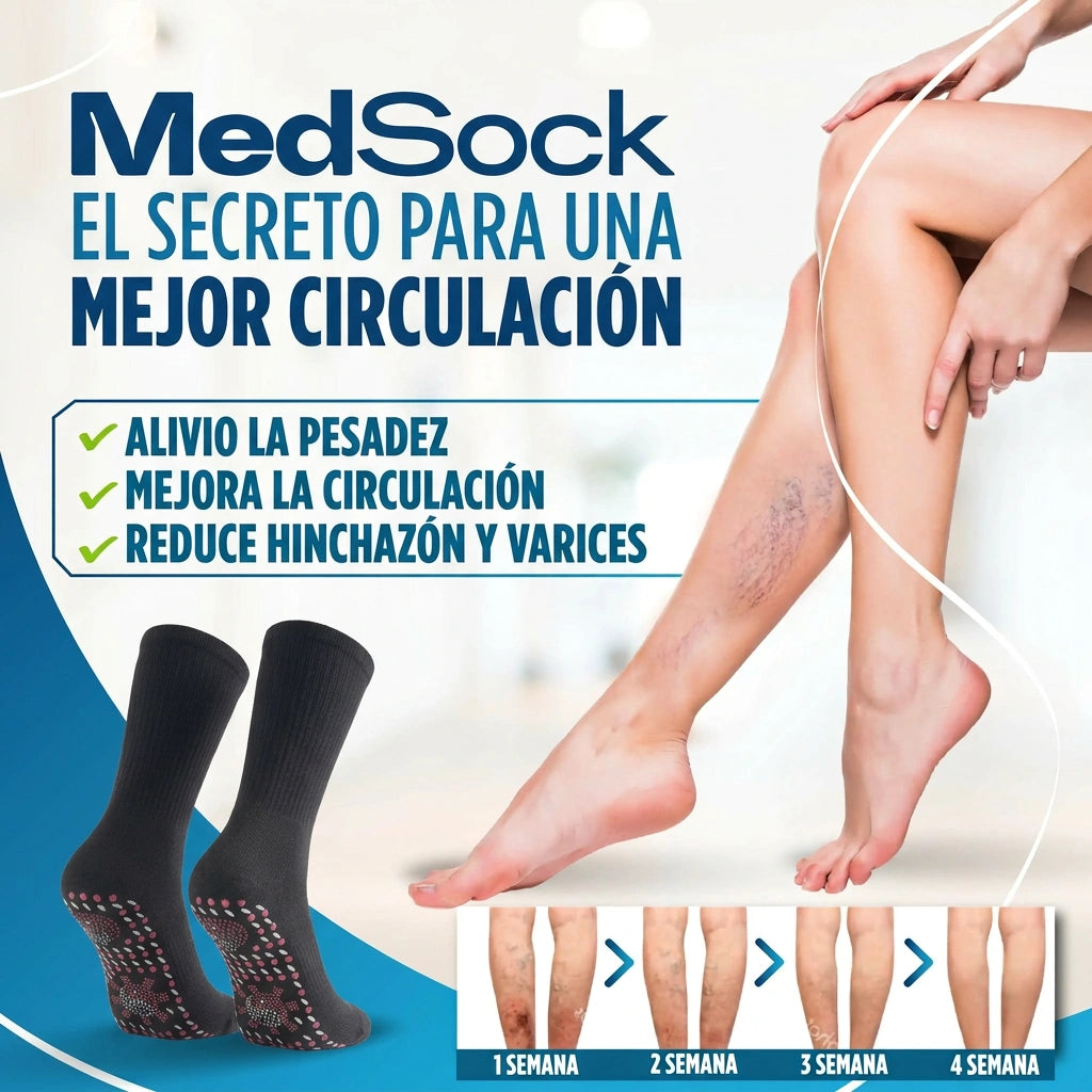 MedSock® - Medias de compresión de turmalina iónica