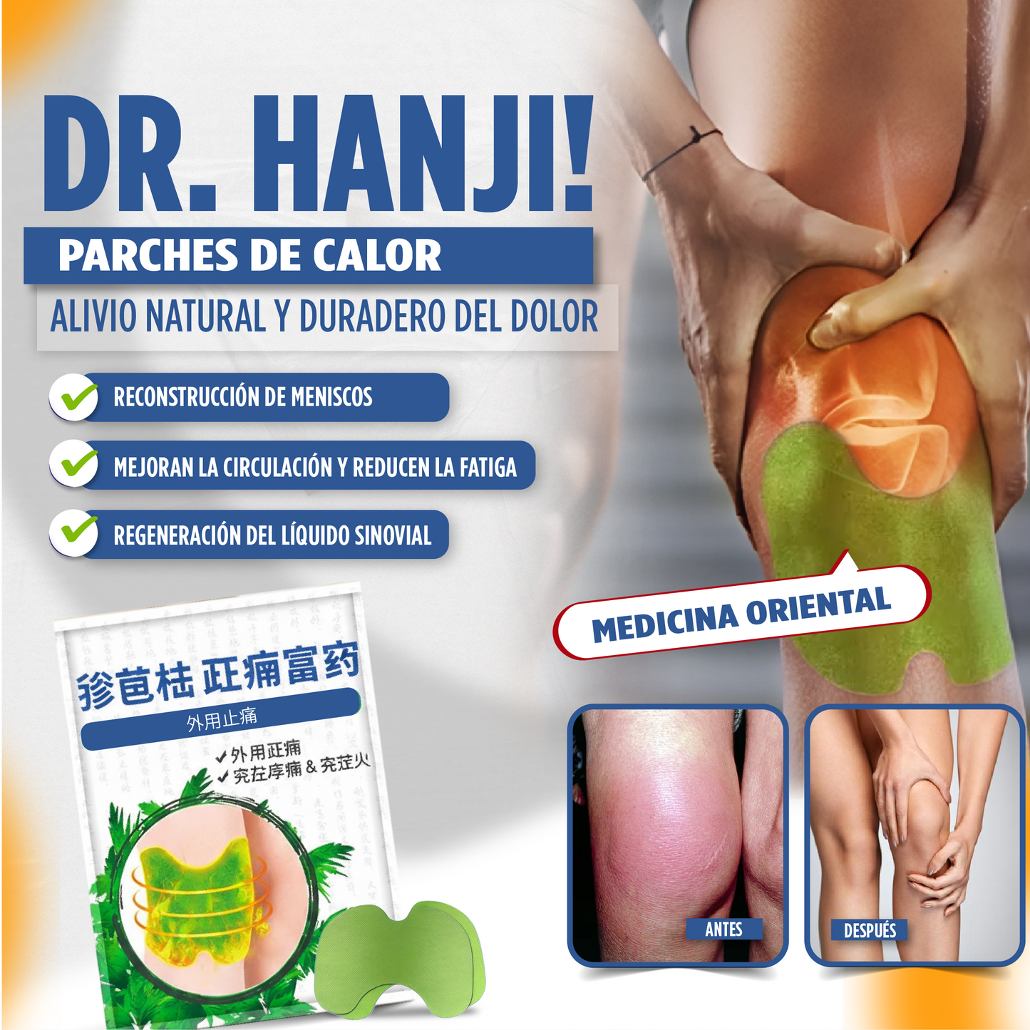 (PAGA 10, LLEVA 30) Parches para el alivio del dolor